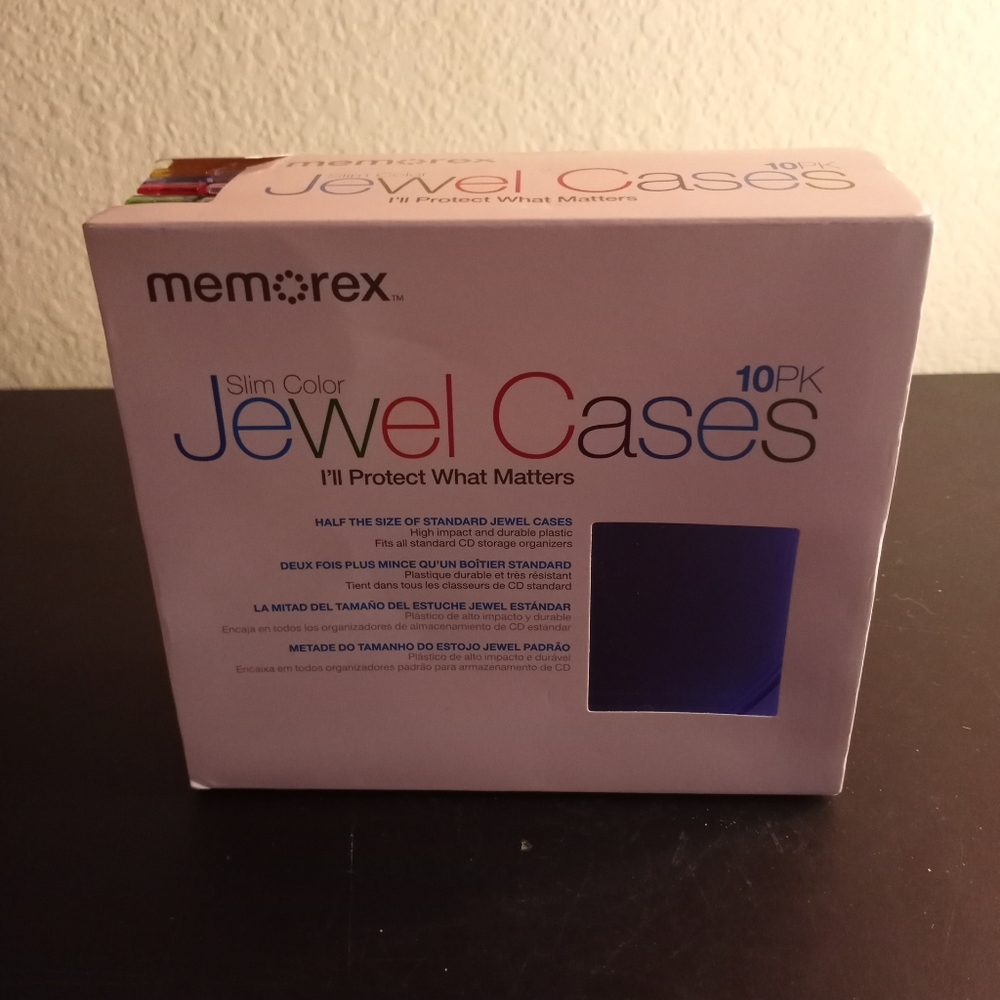 Memorex 10 PK DVD Slim Cases New in Box